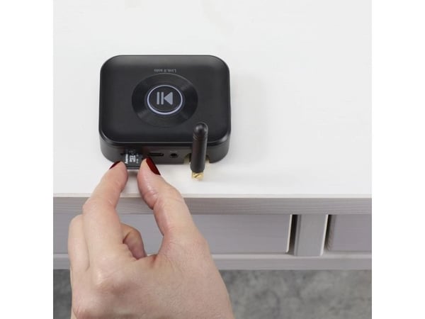 Hama Link.it solo, Bluetooth, 3,5 mm, 50 m, Svart, USB, Lyd (3?5mm), USB Type-A til USB Type-C