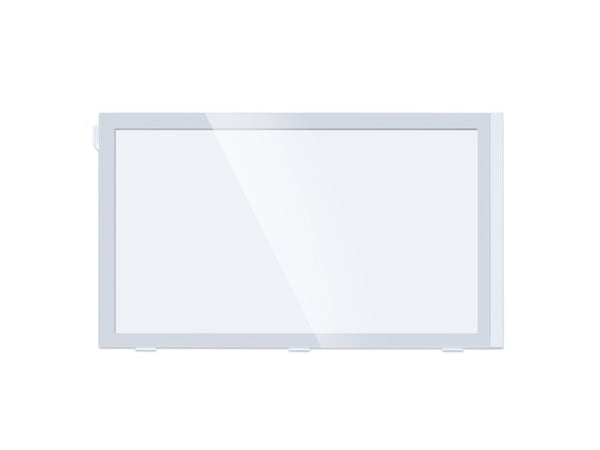 Lian Li DAN Fodral A3-mATX vänster sidopanel från härdat glas - vit, Midi Tower, sidopanel, aluminium, stål, härdat glas, vit, 448,3 mm, 11,4 mm