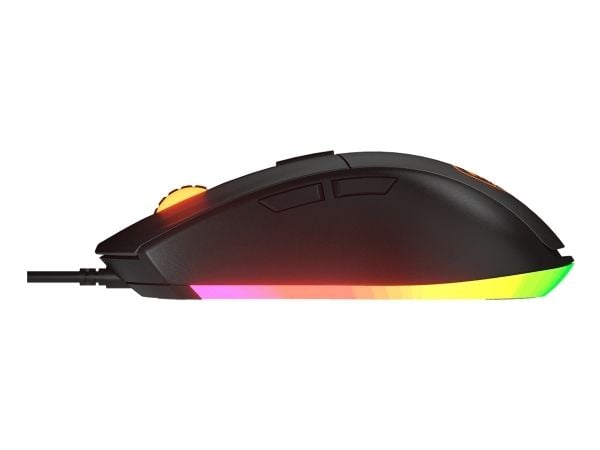 COUGAR CGR-WOMB-MEX, Høyre hendt, Optisk, USB Type-A, 6400 DPI, Svart