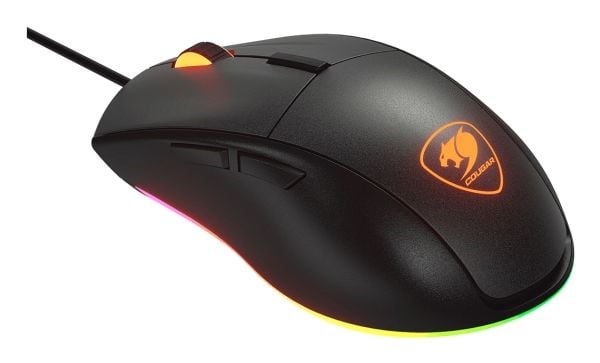 COUGAR CGR-WOMB-MEX, Høyre hendt, Optisk, USB Type-A, 6400 DPI, Svart