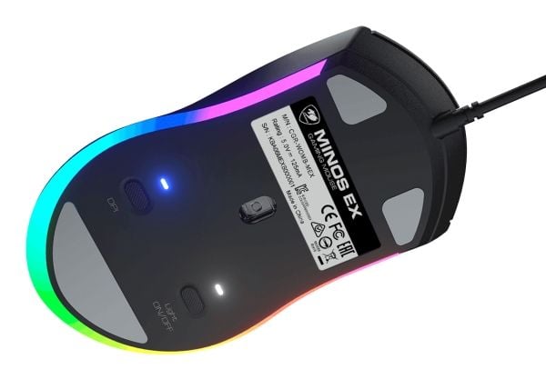 COUGAR CGR-WOMB-MEX, Høyre hendt, Optisk, USB Type-A, 6400 DPI, Svart