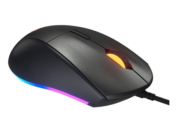 COUGAR CGR-WOMB-MEX, Høyre hendt, Optisk, USB Type-A, 6400 DPI, Svart