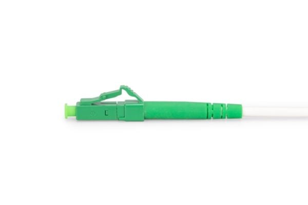 DIGITUS - Koblingskabel - LC/APC-enkeltmodus (hann) til LC/APC-enkeltmodus (hann) - 5 m - 3 mm - fiberoptisk - simpleks - 9 / 125 micron - halogenf...