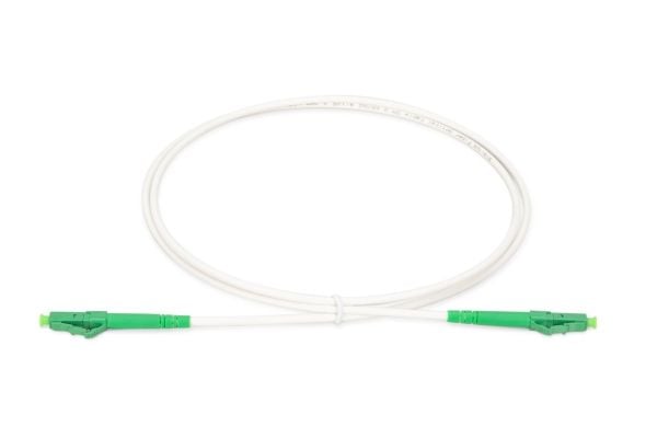 DIGITUS - Koblingskabel - LC/APC-enkeltmodus (hann) til LC/APC-enkeltmodus (hann) - 1 m - 3 mm - fiberoptisk - simpleks - 9 / 125 micron - halogenf...