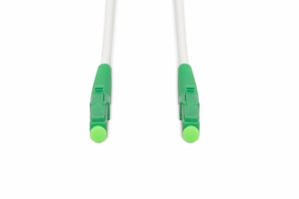 DIGITUS - Koblingskabel - LC/APC-enkeltmodus (hann) til LC/APC-enkeltmodus (hann) - 20 m - 3 mm - fiberoptisk - simpleks - 9 / 125 micron - halogen...