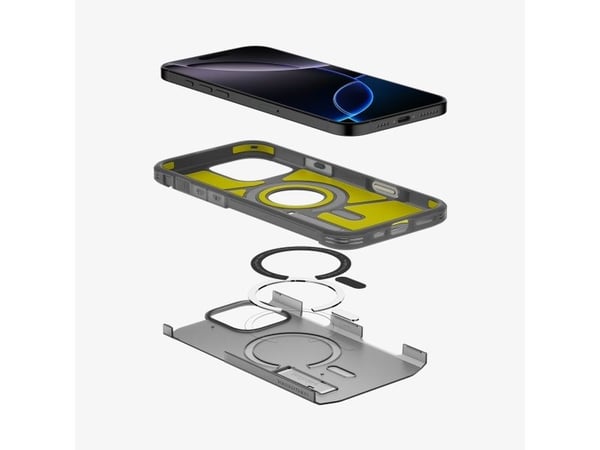 Spigen Tough Armour T MagSafe beskyttelsesdeksel til Apple iPhone 16 Pro frostsvart