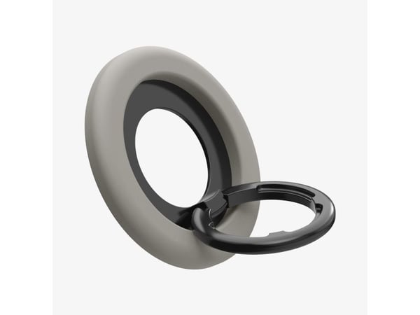 Spigen Nano Pop (MagFit), Magnetisk ring, Grå, Metall, Silikon, Apple, 1 stykker