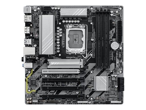 Gigabyte B860M DS3H WIFI6E - Hovedkort - micro ATX - LGA1851-sokkel - B860M Chipset - USB-C 3.2 Gen 1, USB 3.2 Gen 2, USB 3.2 Gen 1 - Bluetooth, Wi...