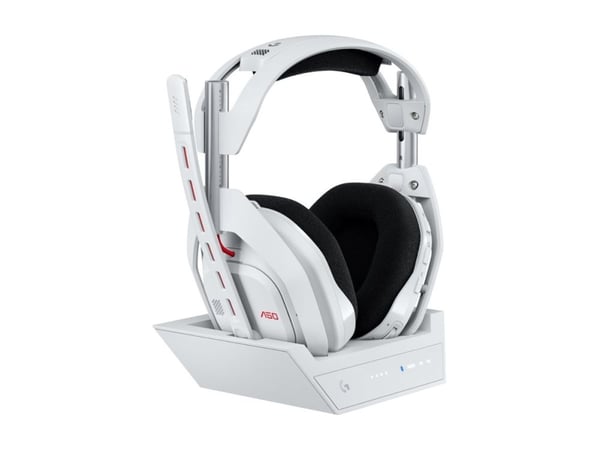 Logitech G Astro A50 - 5:e generation - headset - fullstorlek - Bluetooth / LIGHTSPEED - trådlös - vit