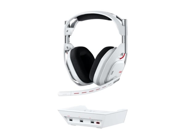 Logitech G Astro A50 - 5:e generation - headset - fullstorlek - Bluetooth / LIGHTSPEED - trådlös - vit