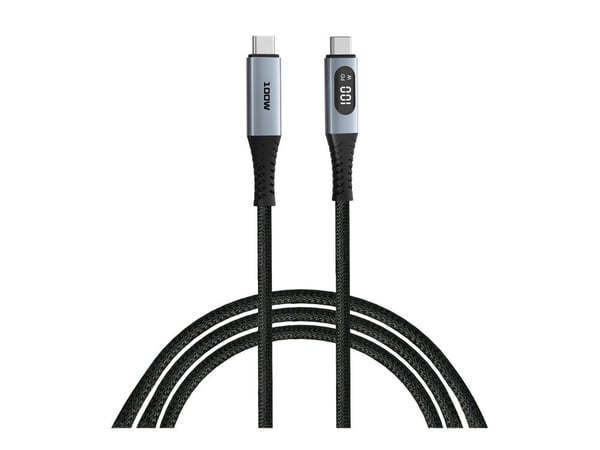 Verbatim 31849 USB4 Gen 2x2 1,2 m USB C -kaapeli Musta