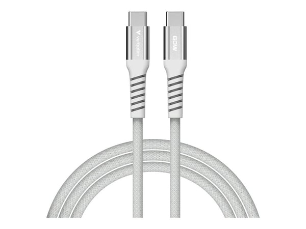 Verbatim 31850, 1,2 m, USB C, USB C, USB 2.0, 0,48 Gbit/s, harmaa