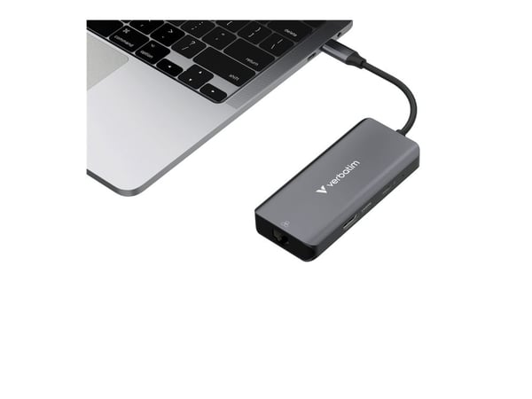 Verbatim - Dockningsstation - för bärbar dator - USB-C - HDMI - 1GbE