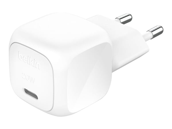 Belkin BOOST Charge USB-C 20W PD Lader PPS Hvit WCA009kqWH
