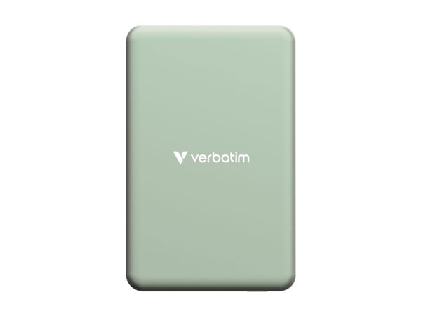 Verbatim Charge 'n' Go Essentials - Trådløs nødlader - magnetisk - 10000 mAh - 20 watt - 3 A - PD 3.0, QC 3.0, Apple 2.4A, USB BC 1.2, Apple Fast C...