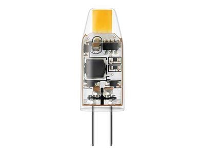 Philips CorePro LEDcapsule LV - LED-lyspære - form: kapsel - klar finish - G4 - 1 W (ekvivalent 10 W) - klasse F - varmt hvitt lys - 2700 K