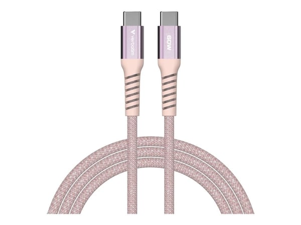 Verbatim 31853, 1,2 m, USB C, USB C, USB 2.0, 0,48 Gbit/sek, vaaleanpunainen