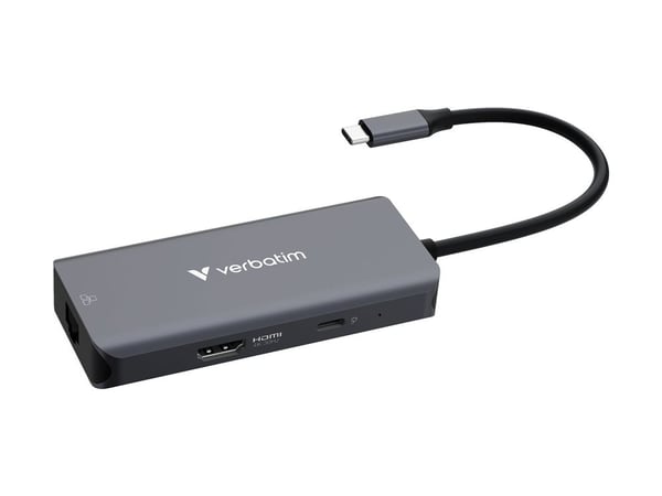 Verbatim - Dockningsstation - för bärbar dator - USB-C - HDMI - 1GbE
