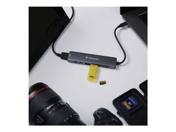 Verbatim - Dockningsstation - för bärbar dator - USB-C - HDMI