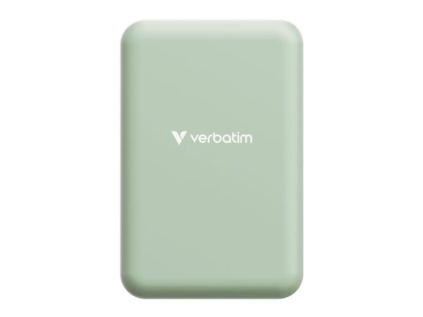 Verbatim Charge 'n' Go Essentials - Trådløs nødlader - magnetisk - 20000 mAh - 35 watt - 3 A - PD 3.0, QC 3.0, Apple 2.4A, USB BC 1.2, Apple Fast C...