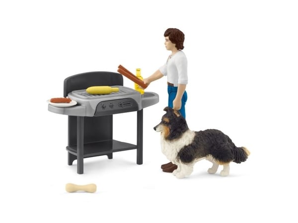 Schleich Pocket Set Barbecue with Tom