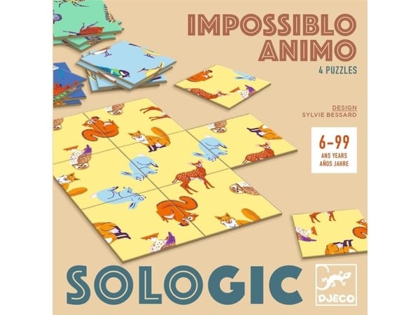 Djeco Žaidimas - Loginis žaidimas - Impossiblo - Gyvūnai