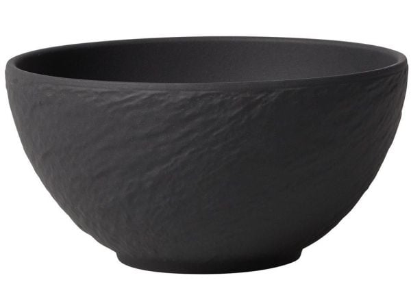 Villeroy & Boch 10-4239-1900, Suppe bolle, Rund, Porselen, Sort, Matt, 0,6 l