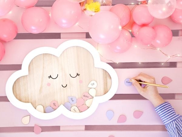 PartyDeco KG6, Guest book, Tre, Flerfarget, Bilde, Party (selskap), Universell