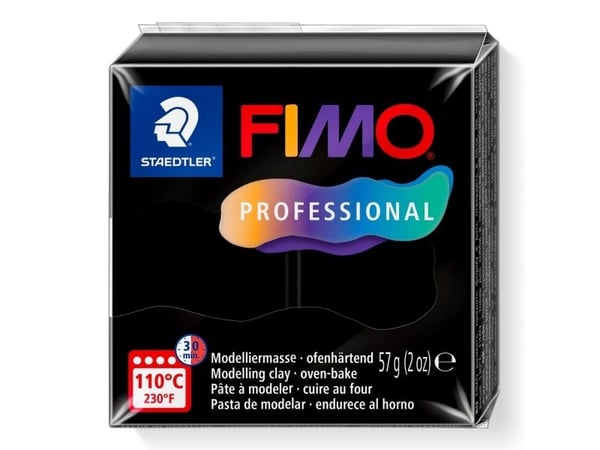 Staedtler FIMO 8040, Modelleringsleire, Sort, Voksen og barn, 1 stykker, Gutt/Jente, 1 farger