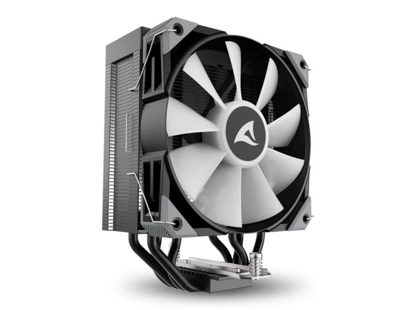 Sharkoon A40 RGB, Luftkjøler, 12 cm, 500 RPM, 1800 RPM, 121,55 m³/t, Svart