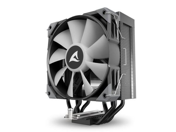 Sharkoon A40 RGB, Luftkjøler, 12 cm, 500 RPM, 1800 RPM, 121,55 m³/t, Svart