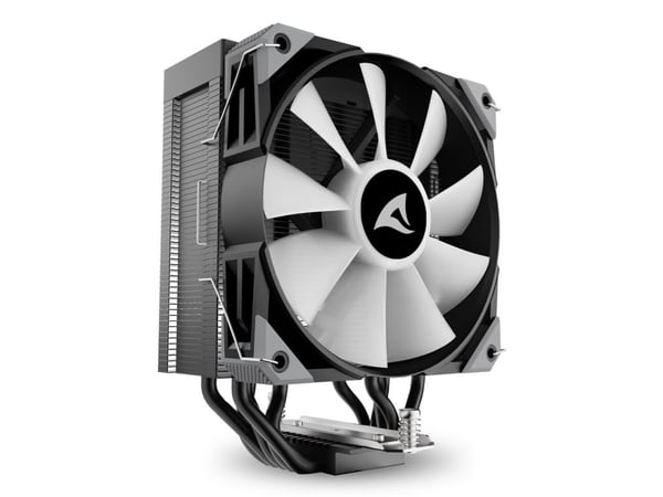 Sharkoon A50 RGB, Luftkjøler, 12 cm, 500 RPM, 1800 RPM, 121,55 m³/t, Svart