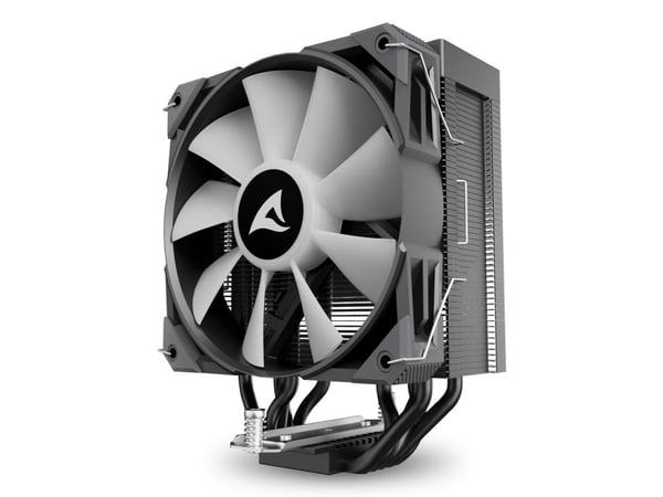 Sharkoon A50 RGB, Luftkjøler, 12 cm, 500 RPM, 1800 RPM, 121,55 m³/t, Svart