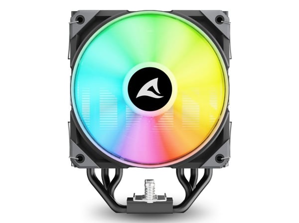 Sharkoon A50 RGB, Luftkjøler, 12 cm, 500 RPM, 1800 RPM, 121,55 m³/t, Svart