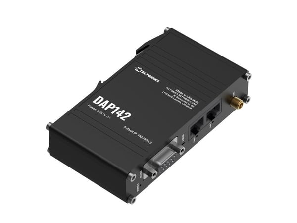 Teltonika DAP142 - Trådløst tilgangspunkt - industriell - 100Mb LAN, PPP - Wi-Fi - vegg- / DIN-skinnemonterbar