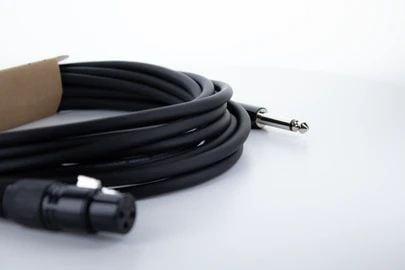 Cordial 14752, Hunkjønn, 2 x 6.35mm, Hankjønn, 10 m, Svart