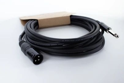 Cordial 14753, Hankjønn, 6.35mm, Hankjønn, 5 m, Svart