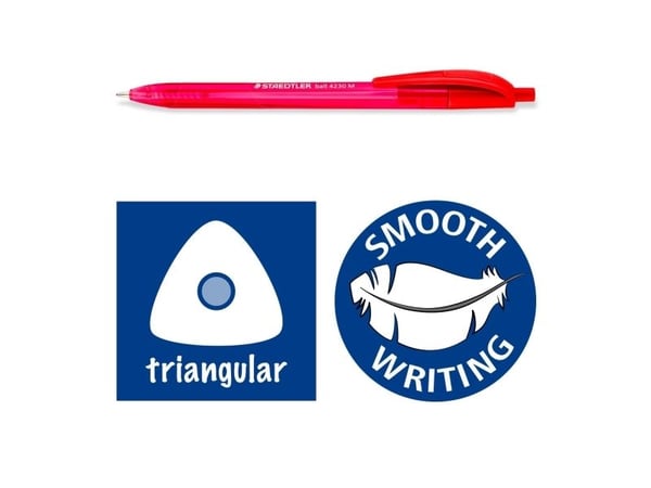 Staedtler pallo 4230 M, Clipsit, eri värejä, 8 kpl