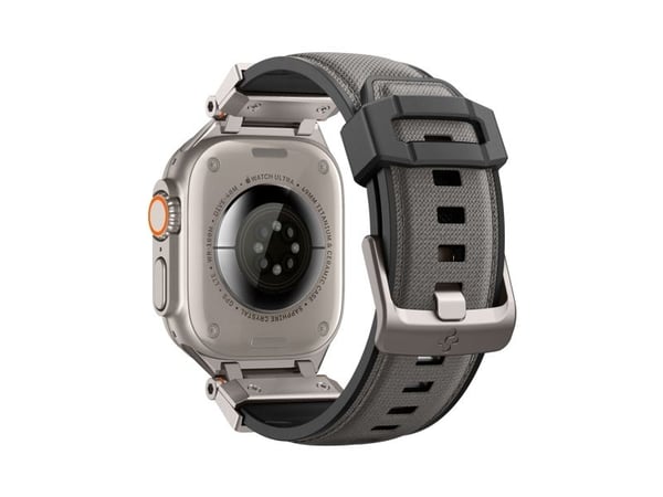 Spigen DuraPro Armor, Bånd, SmartWatch, Grå, Apple, Apple Watch Ultra (49/46/45/44/42 mm), Nylon, Termoplastisk polyuretan (TPU)