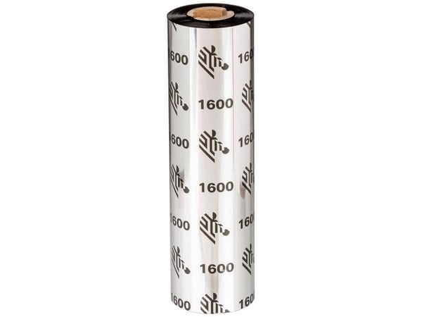 Zebra 1600 Economy Wax - 18-pakke - svart - 83 mm x 450 m - skriverbånd