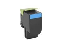 Lexmark 802XC, 4000 sivua, Syaani, 1 kpl