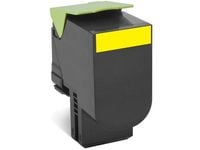 Lexmark 80C2XYE, 4000 sivua, Keltainen, 1 kpl