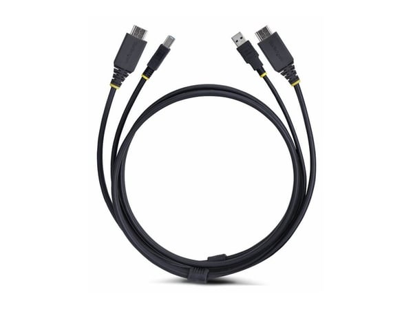 StarTech.com HU12210-KVM-CABLE, 3,1 m, USB, USB, HDMI, musta, HDMI + USB 3.2 Gen 1 Type-A