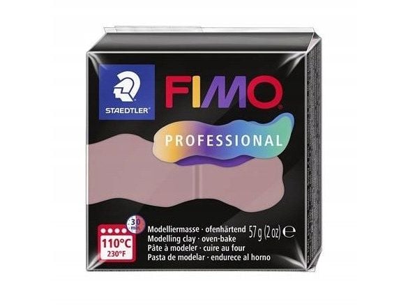 Fimo thermosetting compound 57g dirty pink
