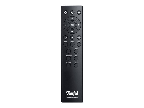 Teufel Cinebar Ultima - Soundbar - 4.2-kanals - trådlös - Bluetooth - 380 Watt - 2-vägs - svart