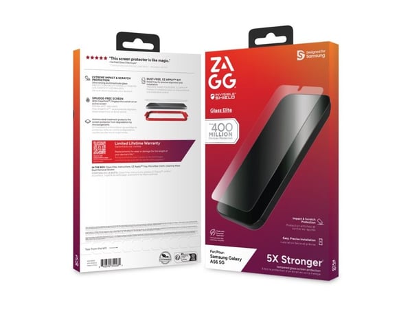 ZAGG InvisibleShield Glass Elite - Skjermbeskyttelse for mobiltelefon - glass - for Samsung Galaxy A56