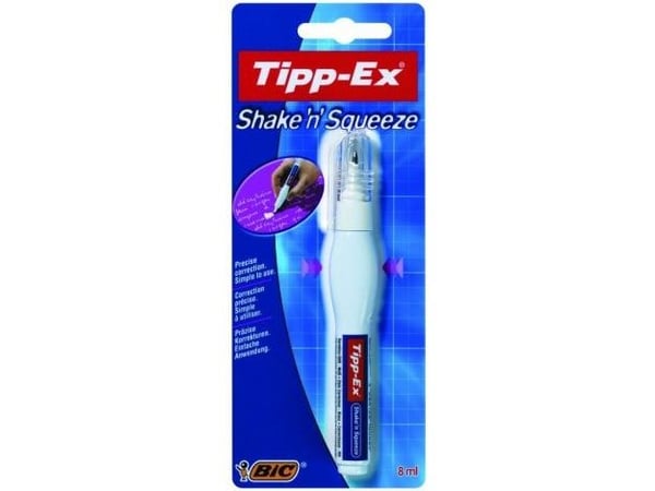 Bic Korreksjonspenn med spiss, rist og klem, blisterpakning, 1 stk. - 861069