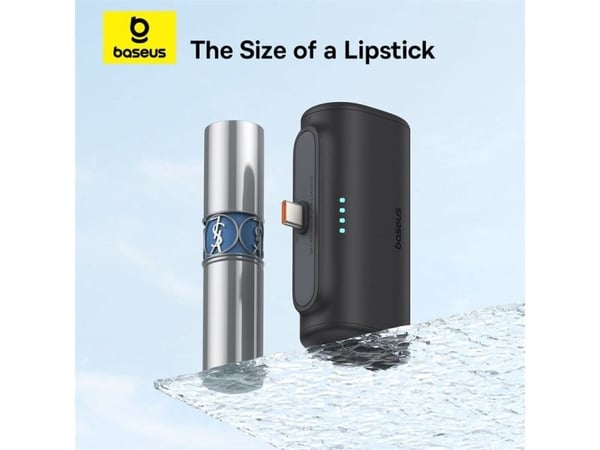Baseus Compact 5000mAh 20W USB-C musta