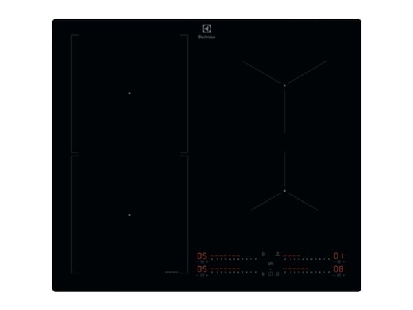 Electrolux KIS62453I, Svart, Innebygget, 60 cm, Sonebasert induksjon, Glass-keramikk, 4 zone(s)