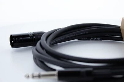 Cordial 14810, XLR, Hankjønn, 6.35mm, Hankjønn, 1 m, Svart